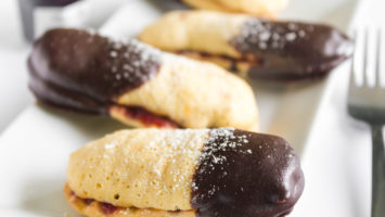 Recept na polomáčené linecké banánky