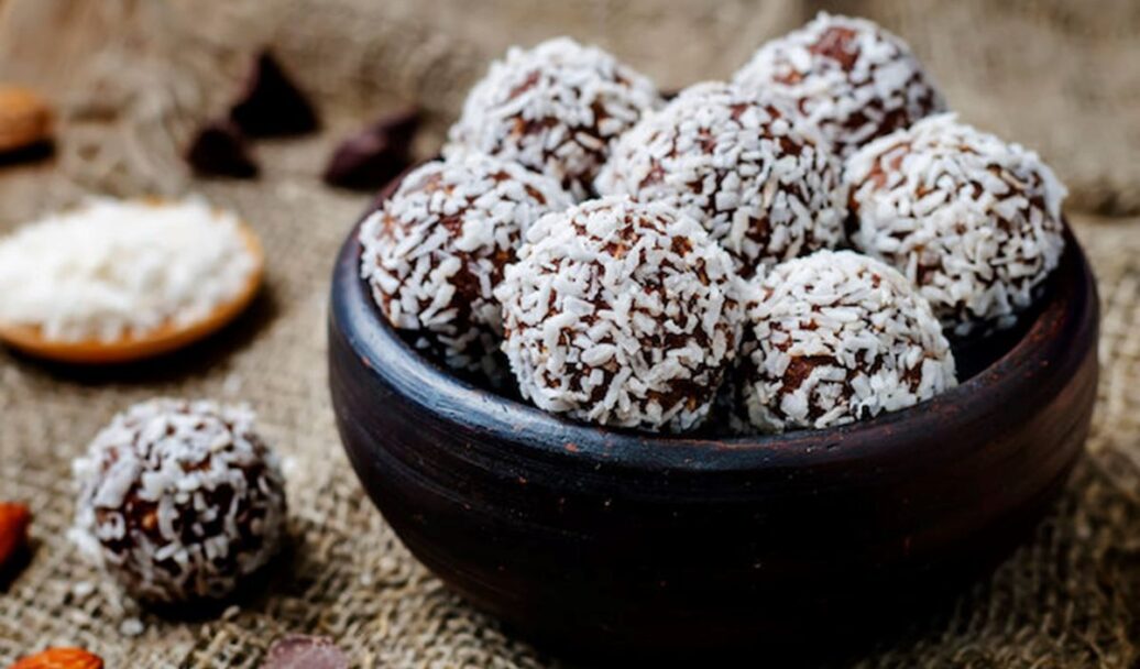 Čokoládové kuličky obalené v kokosu